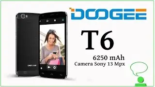 Doogee T6 unboxing. Powerfull battery 6250mAh