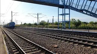 Trenuri in trecere prin gara Pantelimon