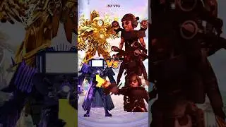 Titan Clockman & Titan Tvman vs Mutant skibidi Trio - INSANE BATTLE 🔥 #skibiditoilet #shorts
