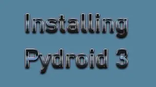 Installing Pydroid 3