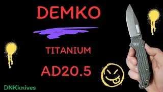 🔥 Demko - Titanium AD20.5: The Ultimate EDC Upgrade! 🔥