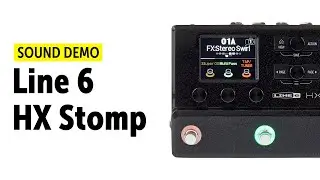 Line 6 HX Stomp Sound Demo (no talking) with Korg Minilogue XD