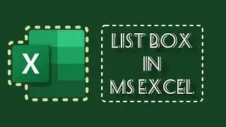 List Box In MS Excel || #exceltips #exceleducation #exceltutorial #youtubevideo #