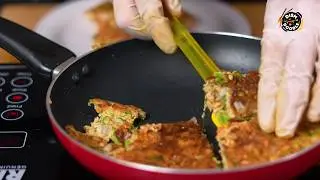Making a Classic Oats & Eggs Omelette