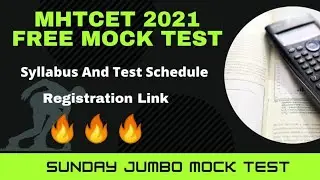 JUMBO MOCK TEST 9 May 2021 | Mhtcet 2021 Update | Free Mhtcet Mock test 2021