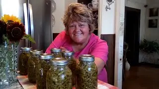 Preserving Our Harvest & Stocking Our Pantry | Pressure Canning Fresh Green Beans