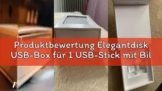 Produktbewertung Elegantdisk USB-Box für 1 USB-Stick mit Bildfenster. Flash Drive Aufbewahrungsbox.