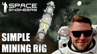 Building an attached mining drill as a German Engineer - Space Engineers E05