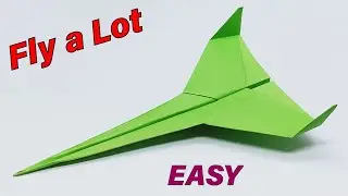 How to Make a Paper Airplane Fly a Lot