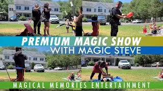 Premium Magic Show with Mini Illusions by Magic Steve Burchard