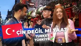 Türk Bayrağını sorduk. TURKEY değil TURKİYE 😊