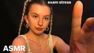 ASMR: positive affirmations & personal attention for exam stress! + some advice