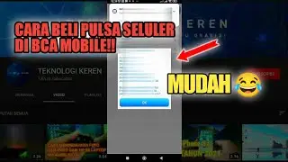 MUDAH 😂 CARA MEMBELI PULSA SELULER DI M BCA 2023