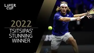 Tsitsipas Hits Spectacular Winner | Laver Cup 2022