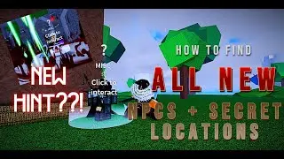 BLOX FRUITS UPDATE 20 | ALL NEW SECRET NPCS LOCATION + SANGUINE ART HINT !!!