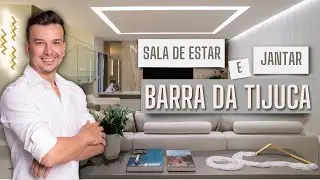 SALA DE ESTAR E JANTAR - BARRA DA TIJUCA - RJ -