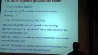 SCS3: Stefano Di Paola - DOM based Cross Site Scripting