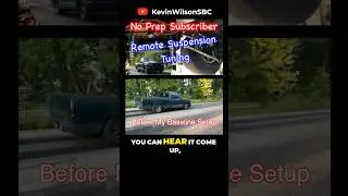 Remote Chassis Setup - #suspension #noprep #4link #streetrace