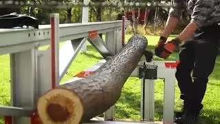 Мини пилорама из бензопилы
