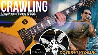Linkin Park - Crawling (Guitar Cover/Tutorial) Live From Texas 2003 Line 6 Helix Free Backing Track