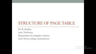 Structure Page Table