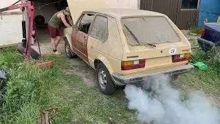 Volkswagen Golf 1 Will it START and DRIVE after 24 years?