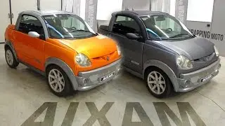 CAR WRAPPING - Minicar AIXAM Scouty - Dark Grey e Super Deep Black