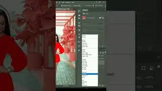 How To match a background color with dress color in Photoshop! #shorts #photoshop #photoshoptricks