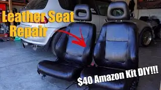 Leather Seat Repair DIY Amazon KIT for beginner!!!