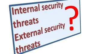 Internal Security Threats || External Security Threats || Hindi Tutorials ||