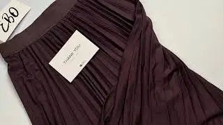 Юбка плиссированная сливовый цвет Ebo style