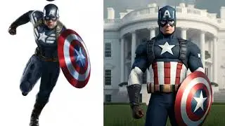 🔥⚡AVENGERS but PRESIDENT OF USA🔥⚡All Characters