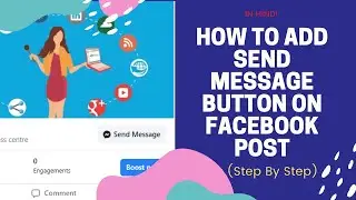 How To Add Send Message Button On Facebook Post 2021| Facebook CTA button
