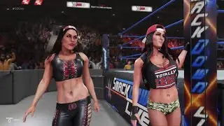 WWE 2K19 - Gail Kim, Tamina, and Eve Torres VS The Bella Twins and Melina