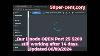 Linode OPEN Port 25 still working after 14 days - Free Trial Account