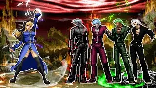 [ KOF MUGEN ] Schlussel EX [ Vs ] Team K ' DASH edits #kof #kofmugen #fightinggames