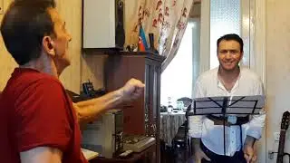 Урок вокала.