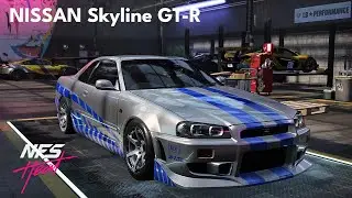 Need For Speed Heat Customization - NISSAN Skyline GT-R Brian O'Conner - Gameplay