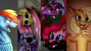 The Mane 6 Deaths - Speedpaint mlp (GORE +13)