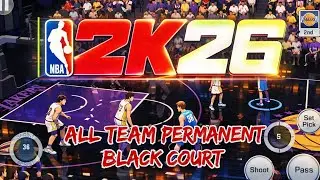 NBA2K20 MOBILE PERMANENT BLACK COURT ALL TEAM  BY:BOYCHIK