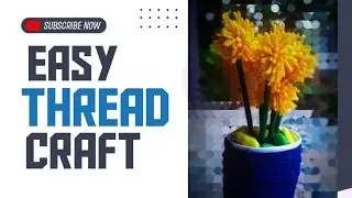 #Easy thread craft 🧵#FADHIZ CREATIONS#