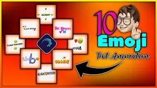 Alight motion emoji text presets | alight motion presets | Xml Presets