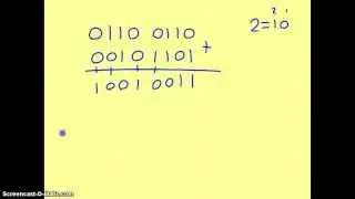 How to Add in Binary (Binary Addition) for Computer Science