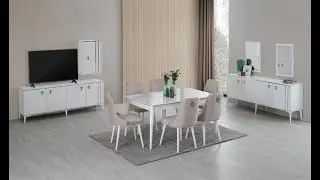 Evkur Collection Kuğu Yemek Odası Takımı Ürün İnceleme