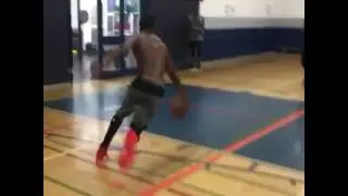 Andrew Wiggins Does 720 Degree Dunk During Summer Training Session
