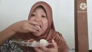 Aktivitas mukbang ‼️ Tidak selera makan karena Tidak ada lauknya