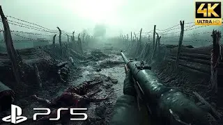 (PS5) The World War I™ | Ultra Realistic Immersive Graphics Gameplay [4K 60FPS] Battlefield