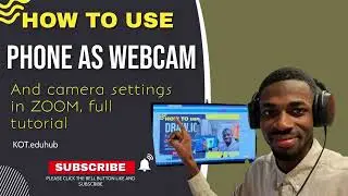 How To USe Your Smartphone As A Webcam in Zoom for Free