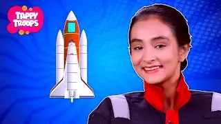 Astronaut Song & More | Preschool Songs For Kids |Tappy Troops – Educational Toddler Learning Videos