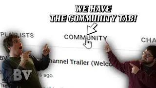 We Now Have the Community Tab! | JIBV Productions